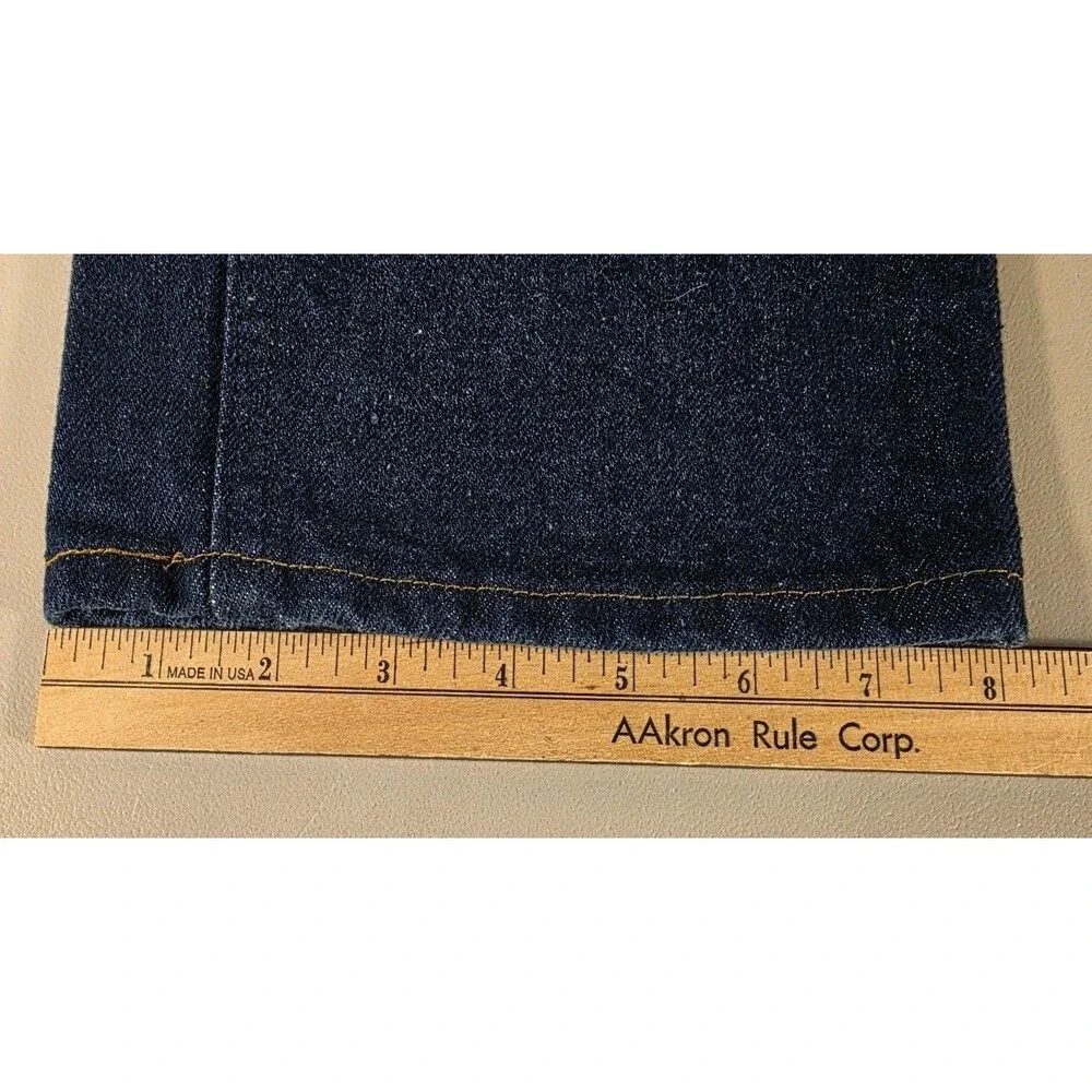 Vintage Lee Jeans Men’s Size 38x33 Dark Indigo Tapered Leg New USA Union Tag